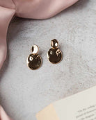 Hammered Drop Earring - Naledi Jewellery