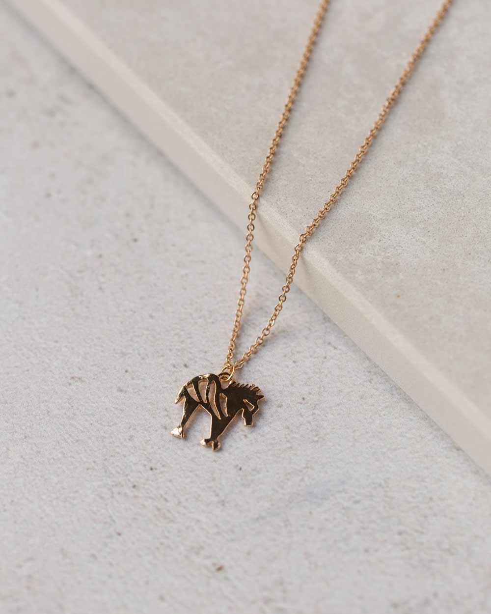African Zebra Pendant Necklace - Naledi Jewellery