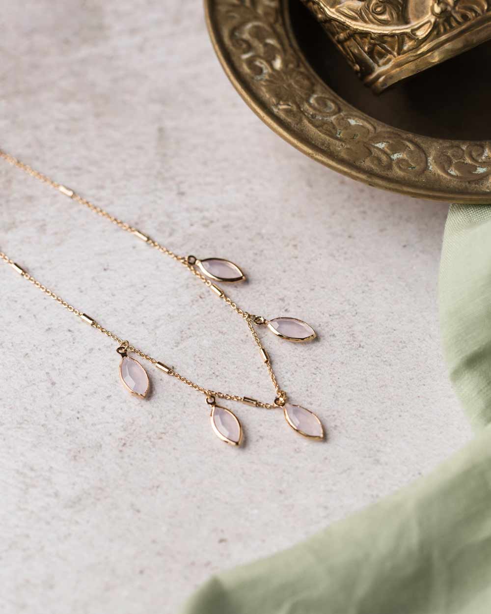 Soft Femme Stone Necklace - Naledi Jewellery