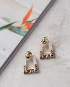 Resin Statement Drop Earring - Naledi Jewellery