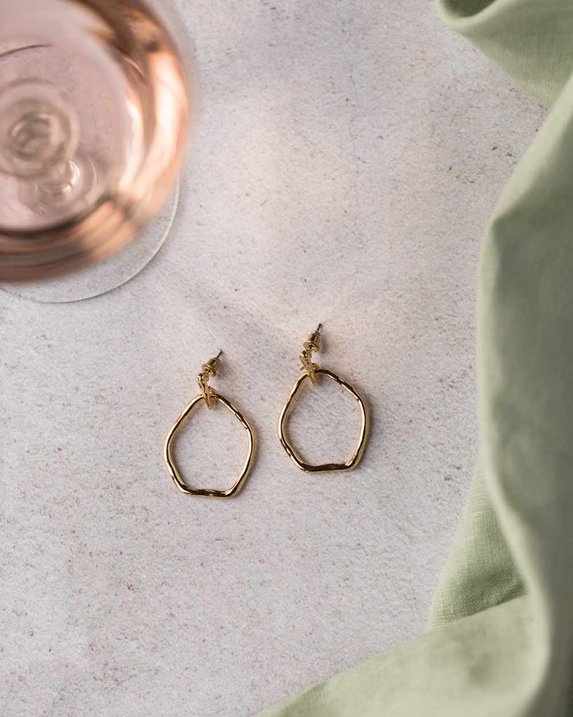 Organic Drop Earring - Naledi Jewellery