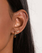 18ct Gold Vermeil Flawless Crystal Dot Crawler	Earrings	Jewellery	Naledi	925