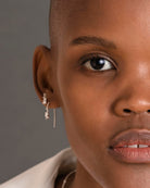 925 Silver Flawless Crystal & Freshwater Pearl Mini Loop Earrings	Earrings	Jewellery	Naledi	925