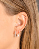 925 Silver Flawless Crystal & Freshwater Pearl Mini Loop Earrings	Earrings	Jewellery	Naledi	925
