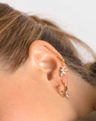 18ct Gold Vermeil Flawless Crystal Tear Drop Crawler	Earrings	Jewellery	Naledi	925